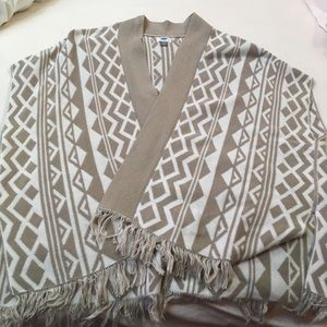 Old Navy poncho style sweater